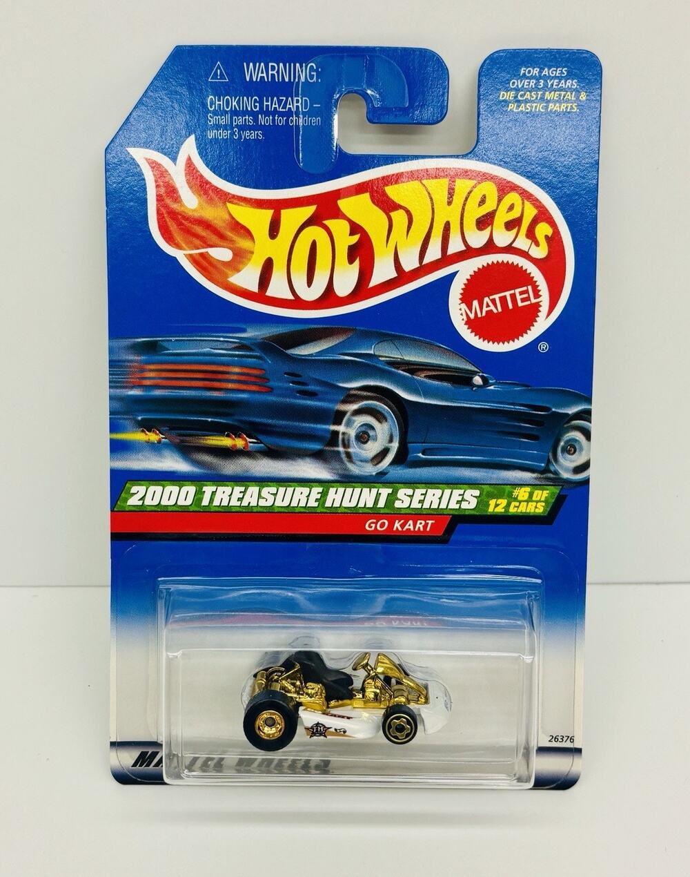 Hot Wheels Go Kart 2000 Treasure Hunt Series #6 of 12 w/ Protector Case
